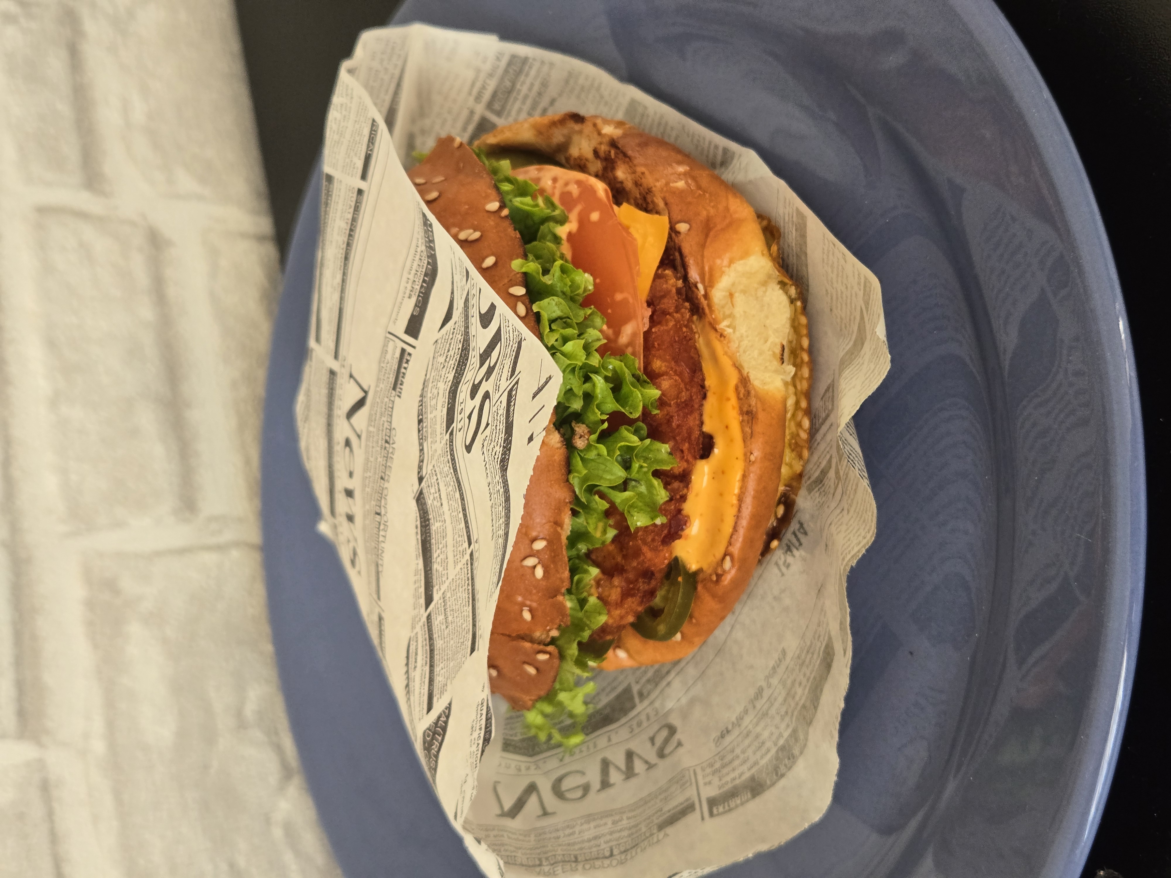 Burger Bild 3 im echten Lieferzustand