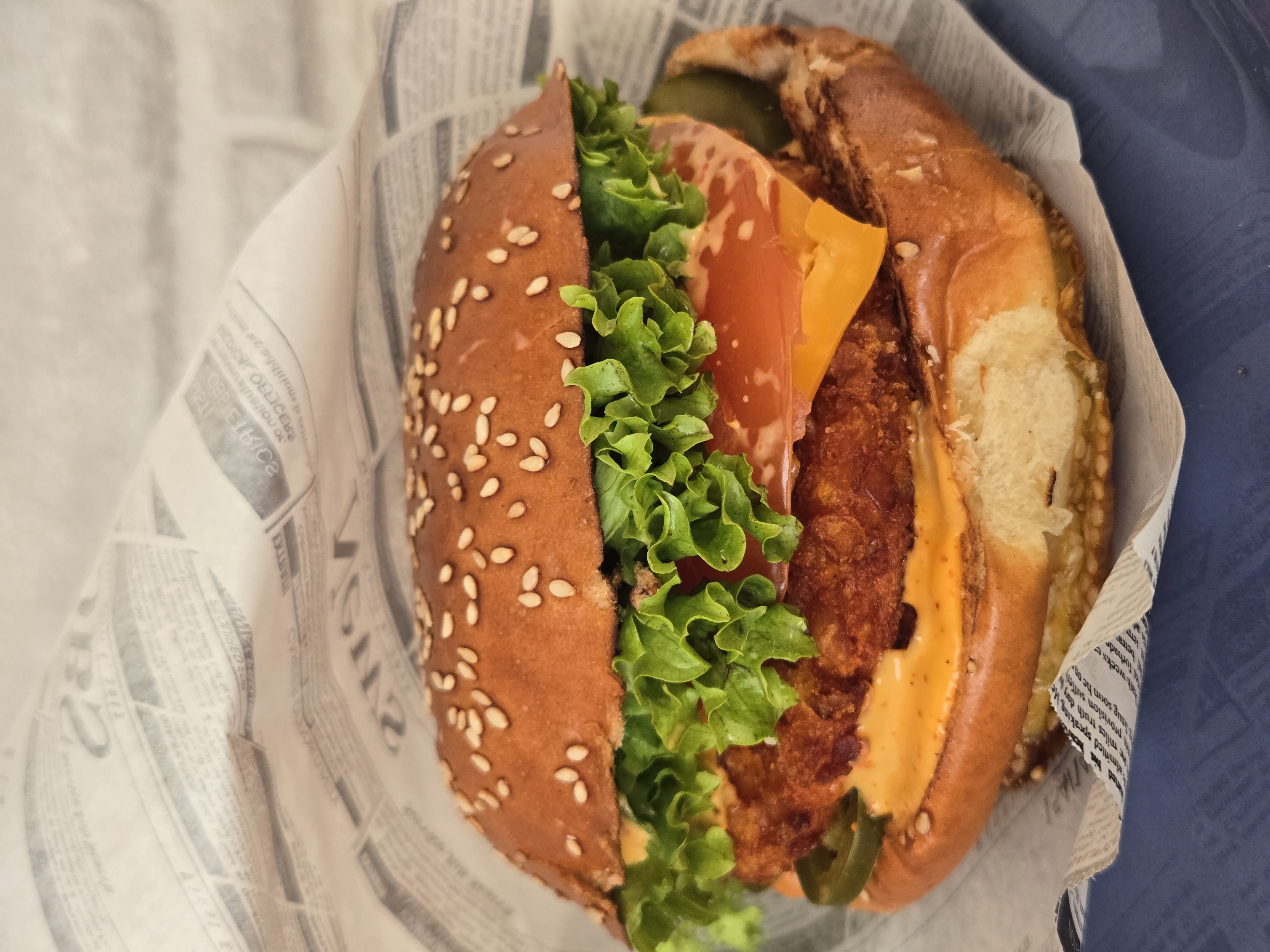 Burger Bild 4 im echten Lieferzustand